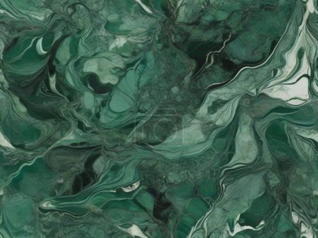 Téléchargez les illustrations : Oasis d'émeraude : fond en marbre vibrant - en licence libre de droit