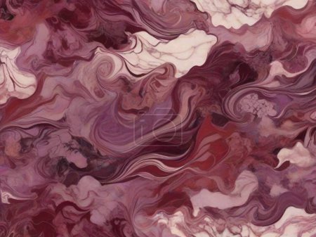 Sumptuous Swirls: Mulberry Wine Marble