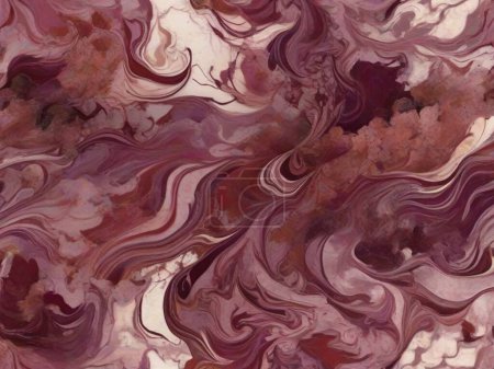 Luxurious Hues: Red Wine Marble Texture