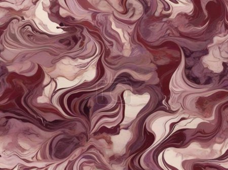 Wine-inspired Splendor: Swirling Marble Design