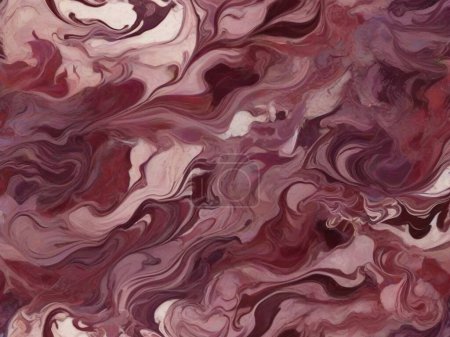 Sumptuous Swirls: Mulberry Wine Marble