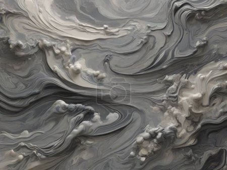 Swirling Grays: Moody Marble Textures