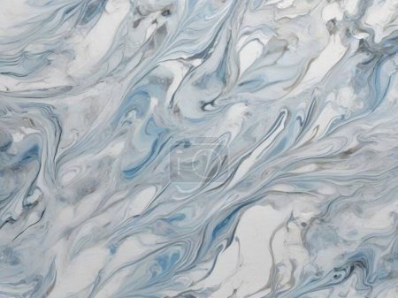 Téléchargez les illustrations : Cool Blues en marbre : Arctic Chill - en licence libre de droit