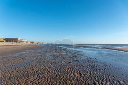 Beach of Schoorl - Camperduin. Province of North Holland in the Netherlands