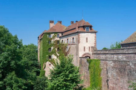Photo for View of Lutzelstein Castle in La Petite-Pierre. Bas-Rhin department in Alsace region of France - Royalty Free Image