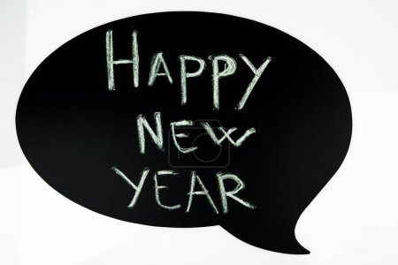 Foto de Pizarra con letras 'feliz año nuevo' - Imagen libre de derechos