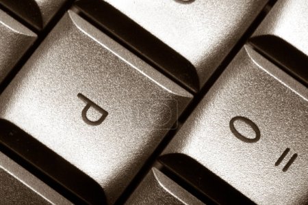 Photo for Detail of a laptop keyboard - Royalty Free Image