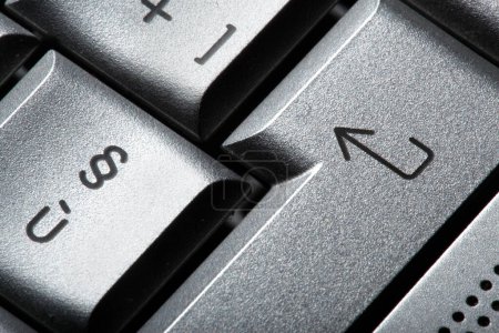 Photo for Detail of a laptop keyboard, close up - Royalty Free Image
