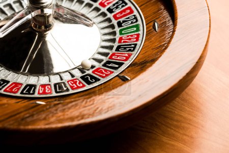 Photo for Detail of a wooden Roulette - Royalty Free Image