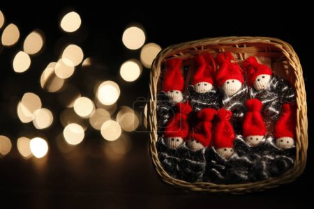 Photo for Christmas composition with christmas decoration - Royalty Free Image