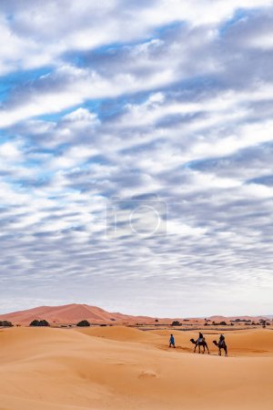 Foto de Panorama del paisaje desértico en Marruecos - Imagen libre de derechos