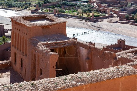 Foto de Ait ben Haddou - antigua ciudad construida en el desierto del Sahara - Marruecos - Imagen libre de derechos