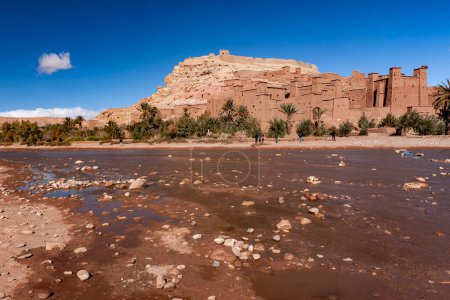 Photo for Ait ben Haddou - ancient city built in the Sahara desert - Morocco - Royalty Free Image