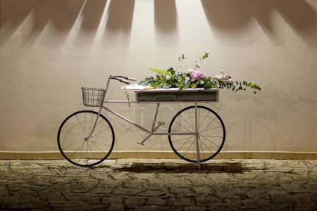 Photo for Bike with a flower - Royalty Free Image
