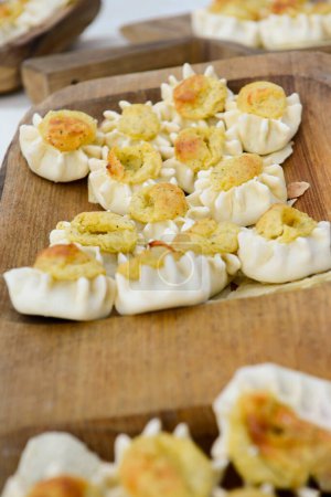 Photo for Dumplings with cheese and meat - Royalty Free Image