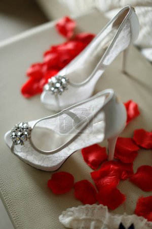Foto de Hermosos accesorios de boda para una boda - Imagen libre de derechos