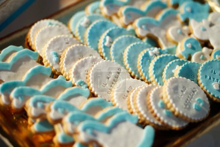 Téléchargez les photos : Délicieux mariage réception bonbons table dessert bar - en image libre de droit