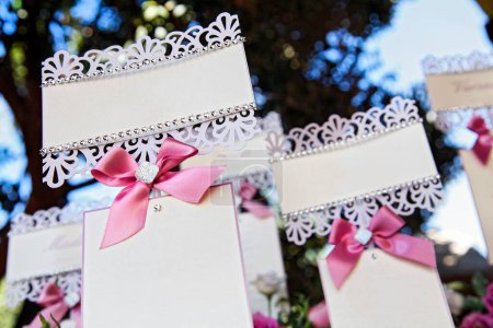 Photo for Wedding decorations in the park - Royalty Free Image