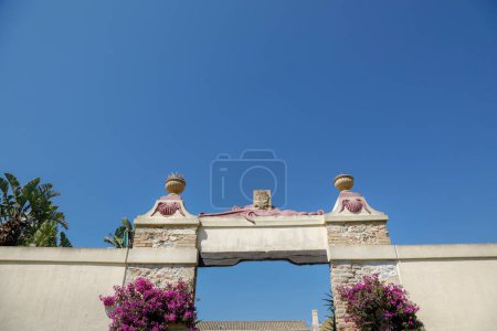 Photo for Low angle view of beautiful old building against blue sky - Royalty Free Image