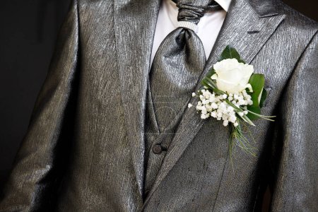 Foto de Accesorios de boda, novio, novia, traje - Imagen libre de derechos