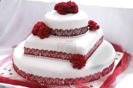 Foto de Hermoso pastel para el día de San Valentín - Imagen libre de derechos