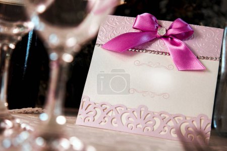 Photo for Wedding rings on gift box - Royalty Free Image