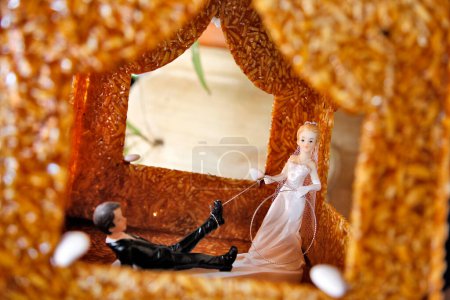 Téléchargez les photos : Gros plan sur les décorations de mariage - en image libre de droit