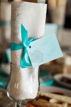 Photo for Close-up view of beautiful and festive wedding decor - Royalty Free Image