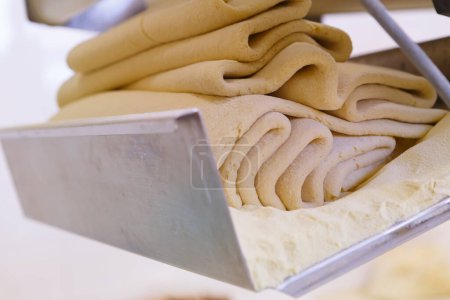 Photo for Close - up view of dough in the bakery shop - Royalty Free Image