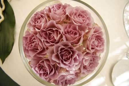 Foto de Hermoso ramo de rosas rosadas - Imagen libre de derechos