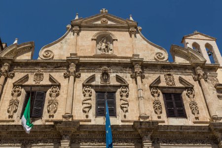 Foto de Iglesia de San Miguel en Cagliari en la isla de Cerdeña, Italia. - Imagen libre de derechos