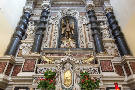 Téléchargez les photos : Eglise de Saint Michel à Cagliari sur l'île de Sardaigne, Italie. - en image libre de droit