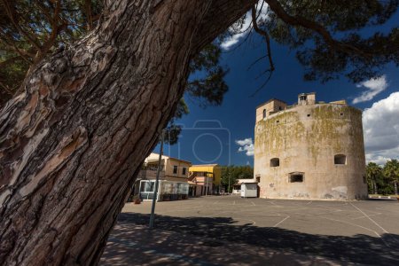 Foto de Panorama de Torregrande en Oristano - Cerdeña - Imagen libre de derechos