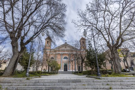 Photo for Cathedral Santa Maria Della Neve cathedral in Nuoro, Sardinia - Royalty Free Image