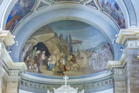 Photo for Beautfiul interior of church, Chiesa di San Giuseppe, Sassari, Italy - Royalty Free Image