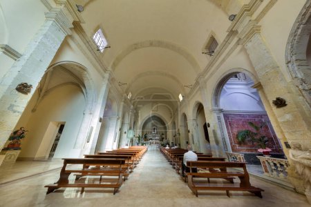Photo for Interior of the cathedral of San Giacomo Cagliari - Royalty Free Image