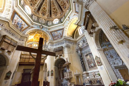Foto de Iglesia de San Miguel en Cagliari en la isla de Cerdeña, Italia. - Imagen libre de derechos