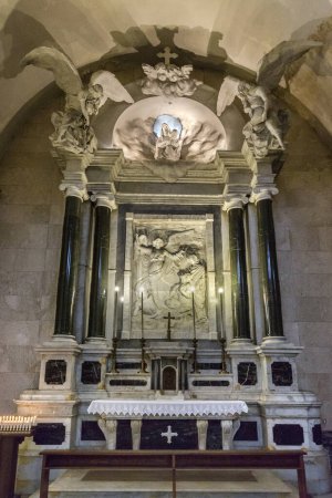 Foto de Beautfiul interior de la iglesia, Chiesa di San Giuseppe, Sassari, Italia - Imagen libre de derechos