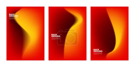 Abstract mesh background set. Red gradient mesh back abstract template. Mixed colors. Very suitable for web covers, ad banners, posters, brochures, flyers