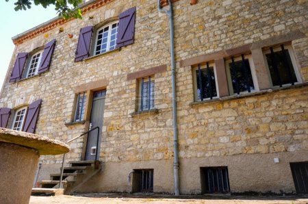 Photo for A charming stately home in Tarn, Southern France, built in rough limestone in the ancient style of a medieval castle - Royalty Free Image