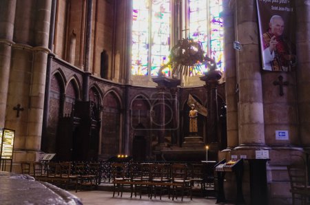 Photo for View of amazing ancient church interior in the european city - Royalty Free Image