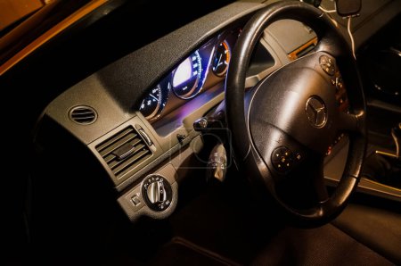 Photo for Car interior details, close up view - Royalty Free Image