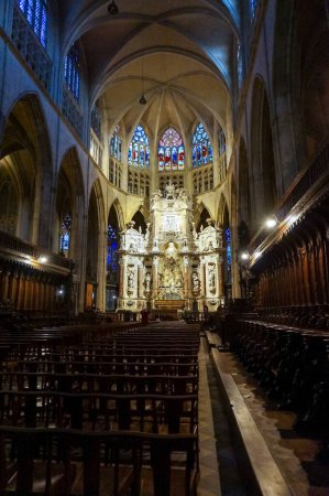 Photo for Toulouse, France - Jan. 2020 - inside the Cathedral of Saint-Stephen - Royalty Free Image