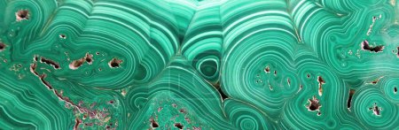Photo for Large malachite slice as a background - Royalty Free Image