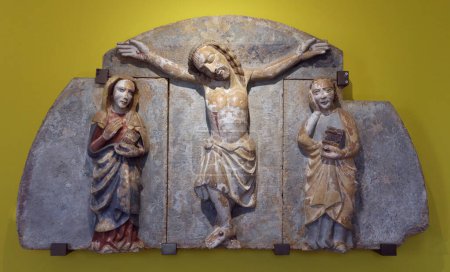Téléchargez les photos : Girona, Spain - August 2, 2022: Medieval statue of Christ in museum of Girona, Spain - en image libre de droit