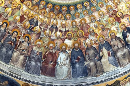 Téléchargez les photos : Padoue, Italie - 29 avril 2023 : Hôtes des saints de l'ancien Baptistère de Padoue, Italie - en image libre de droit