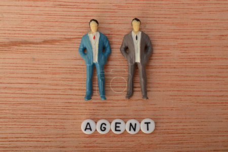 Photo for An agent is a person, organization, or entity that is authorized to act on behalf of another - Royalty Free Image