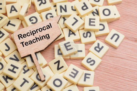 Photo for Reciprocal teaching is a structured instructional method used to improve reading comprehension skills, particularly in the context of classroom settings. - Royalty Free Image