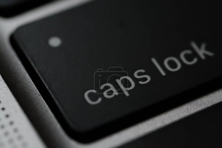 Caps Lock is a button on a computer keyboard that causes all letters of bicameral scripts to be generated in capital letters.