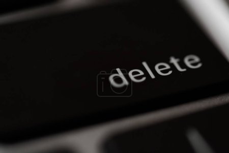 Foto de Delete key es un botón típicamente utilizado para eliminar (en modo texto) el carácter por delante o por debajo del cursor - Imagen libre de derechos